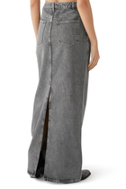 Rhinestone Denim Skirt